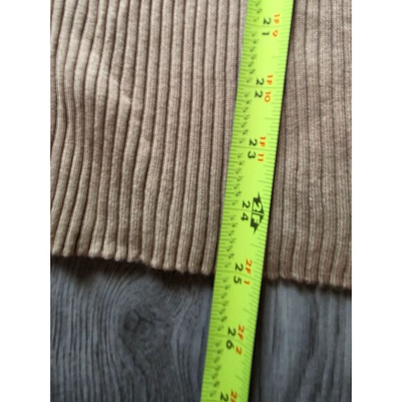 LouLou Gold Ribbed Turtleneck Sweater 2X NWT Layering - Picture 5 of 6